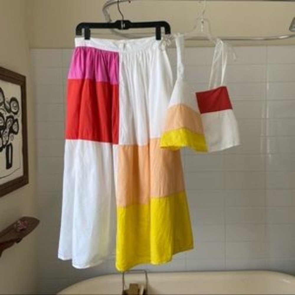 Mara Hoffman color block set